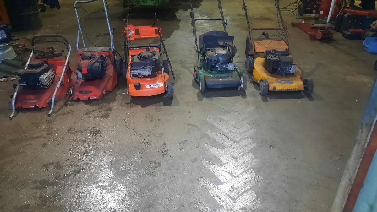 5 x Petrol Lawnmowers- parts/repair- service - Image 1