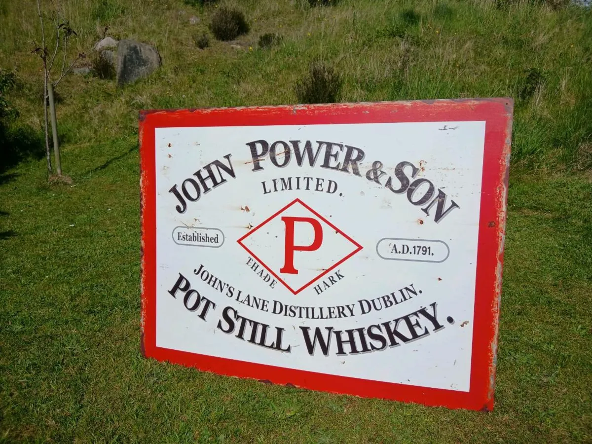 Extra Large Powers Tin Sign - Image 2