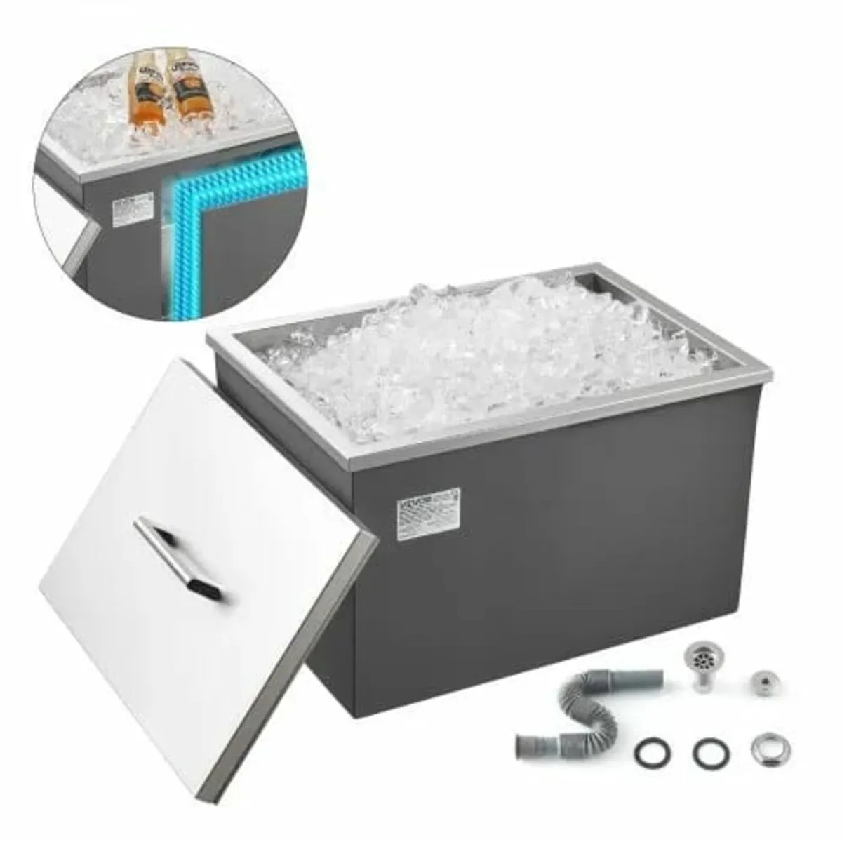 Drop in Ice Chest, 20"L x 14"W x 12"H (508 x 355 x - Image 1