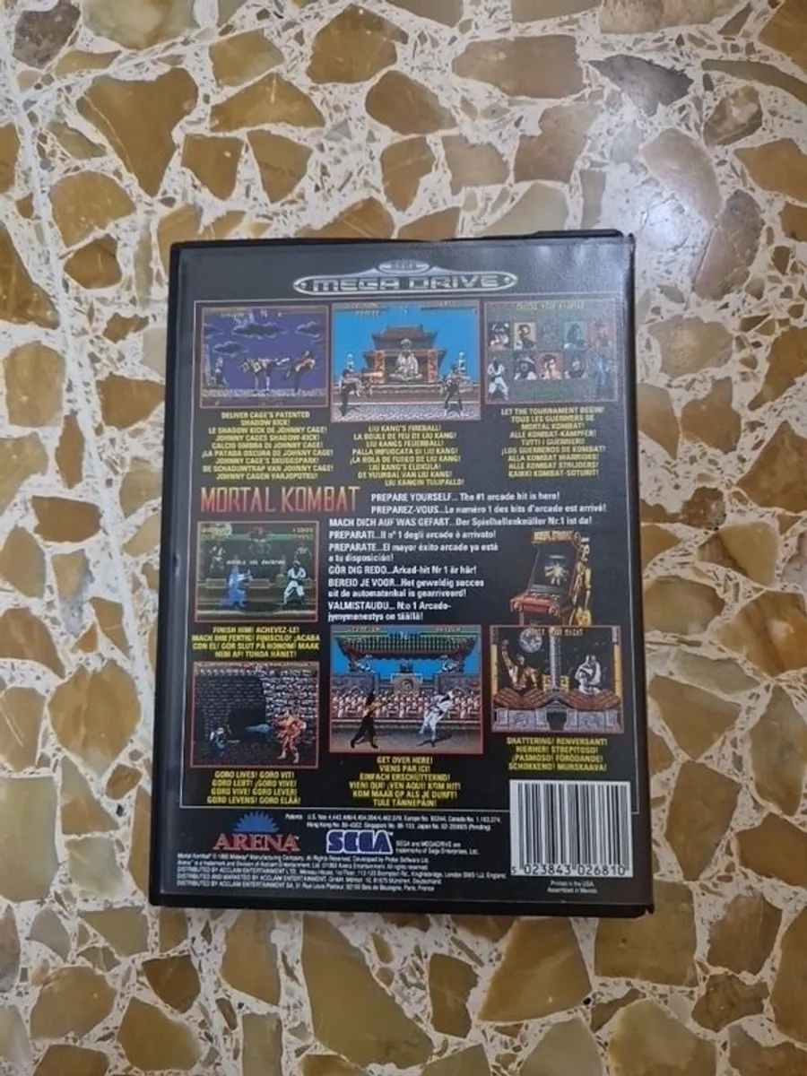 Mortal Kombat Sega Mega Drive arcade Retro games Original - Image 4