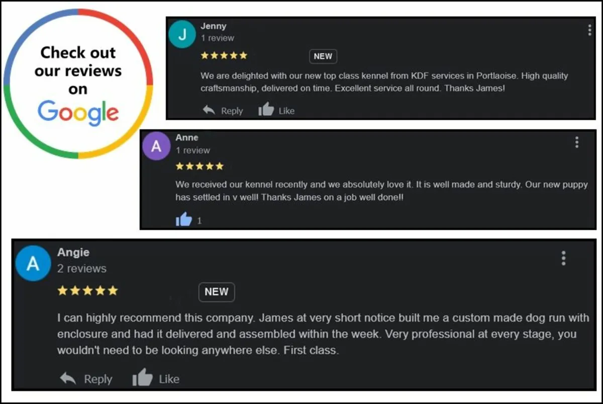 Winter ready Dog Kennel & Enclosure - Image 4