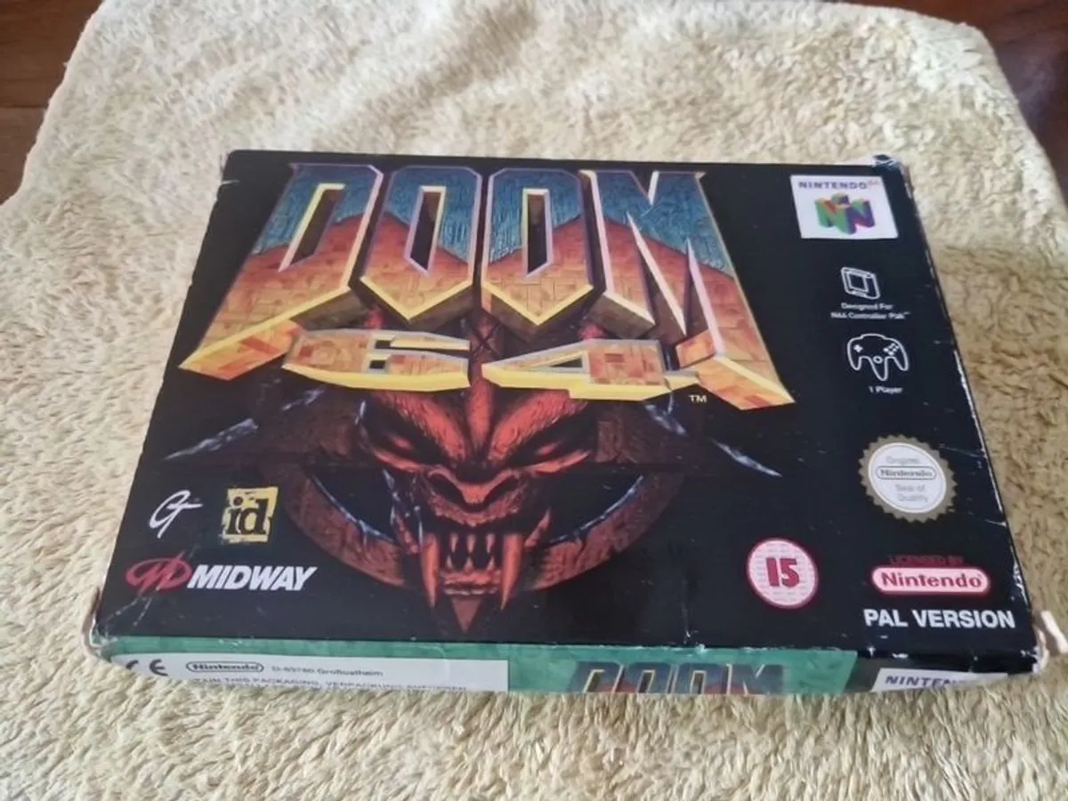 Doom 64  N64 Nintendo 64 Arcade Retro Games Original - Image 1