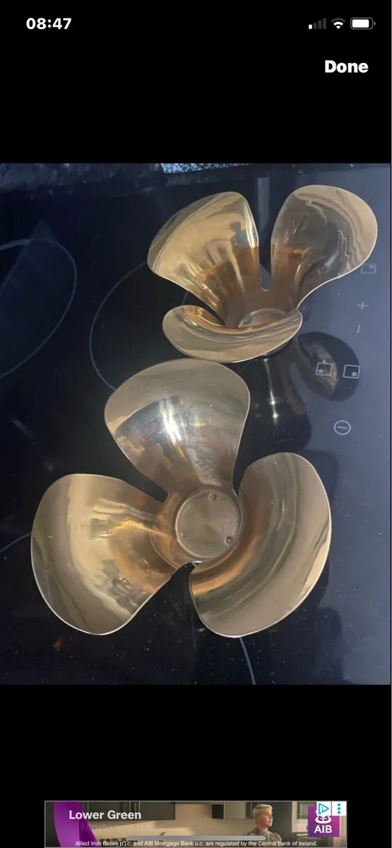 Brass Candleholder Set - Image 3