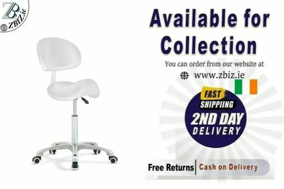 Hydraulic Saddle Stool – Rolling Massage Chair - Image 1