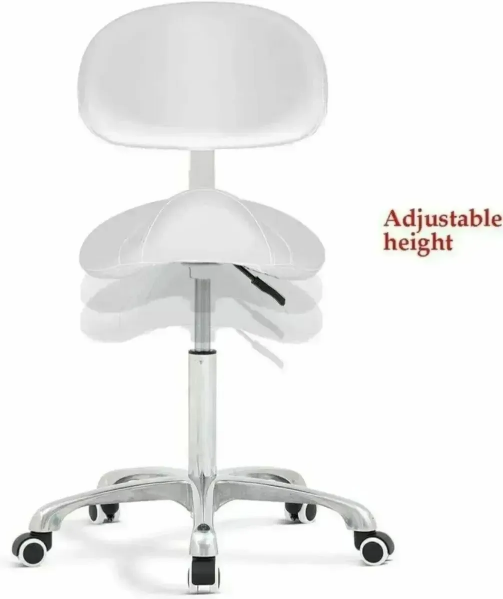Hydraulic Saddle Stool – Rolling Massage Chair - Image 4