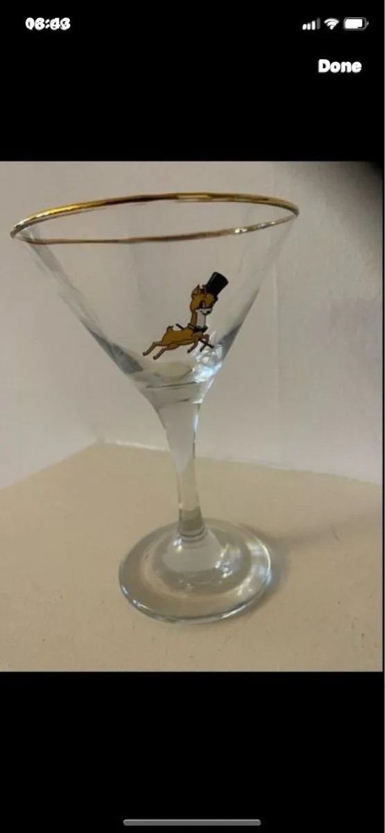 Rare vintage Babycham Glass - Image 1