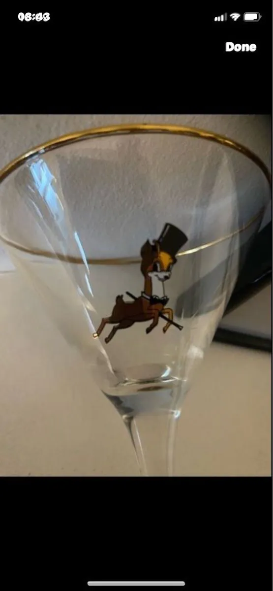 Rare vintage Babycham Glass - Image 2