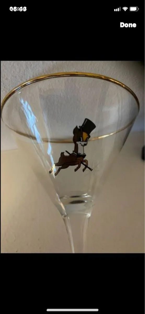 Rare vintage Babycham Glass - Image 4