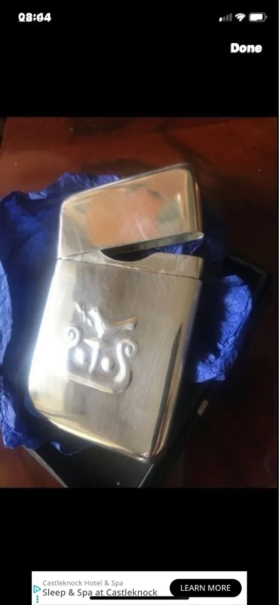 Solid Silver Business Card Holder - Image 4