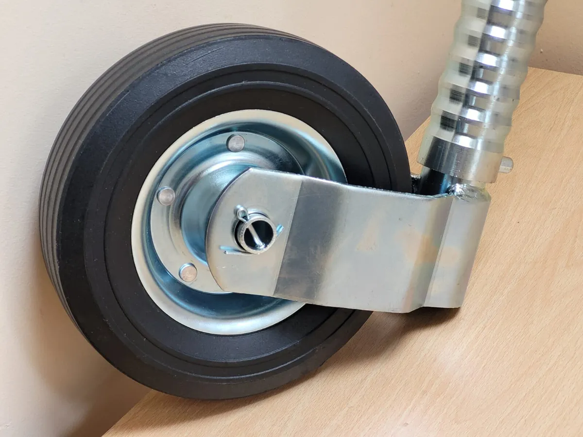 Heavy Duty Ribbed Jockey Wheel 48mm - Image 4