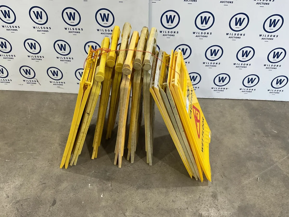 Online Auction Of Wet Floor Signs & More! - Image 1