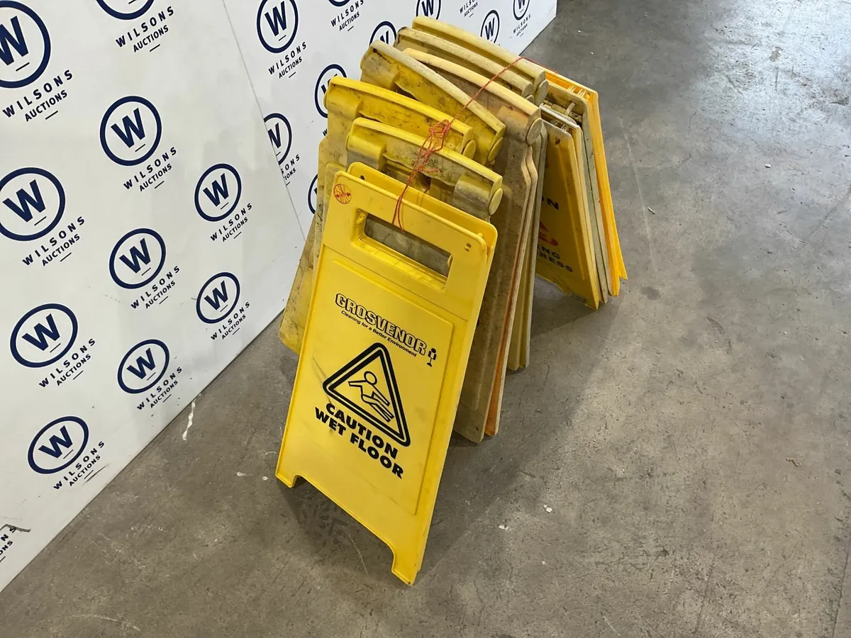 Online Auction Of Wet Floor Signs & More! - Image 3