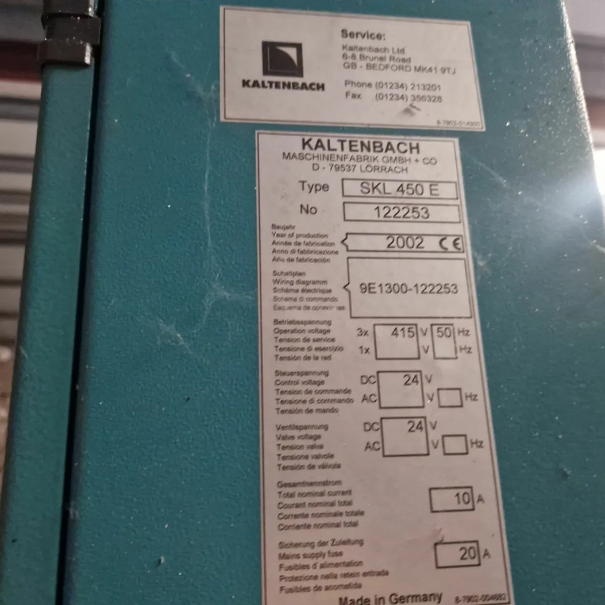 Kaltenbach SKL 450 E Semi-Automatic Cold Saw - Image 3