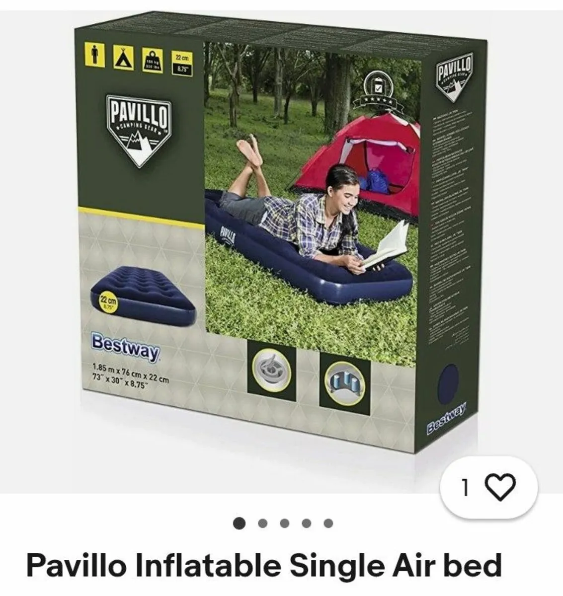 Brand New Inflatable Air Single bed mattress float - Image 4