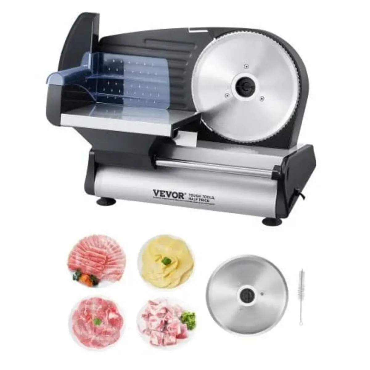 Meat Slicer, 7.5 inch Electric Deli Food Slicer, 1 - Image 1