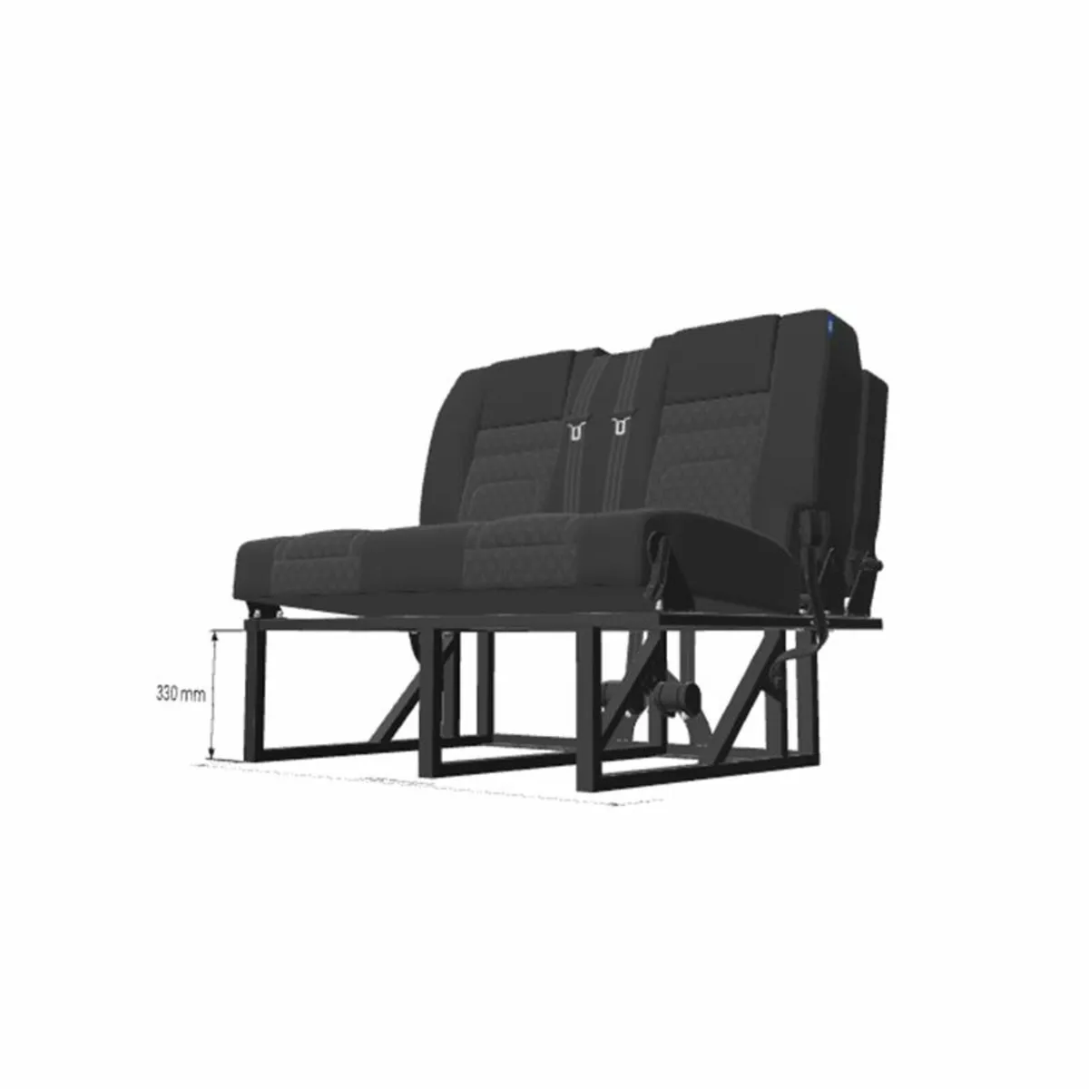 RIB Altair Bed 112cm Fixed Frame with Isofix - Image 3