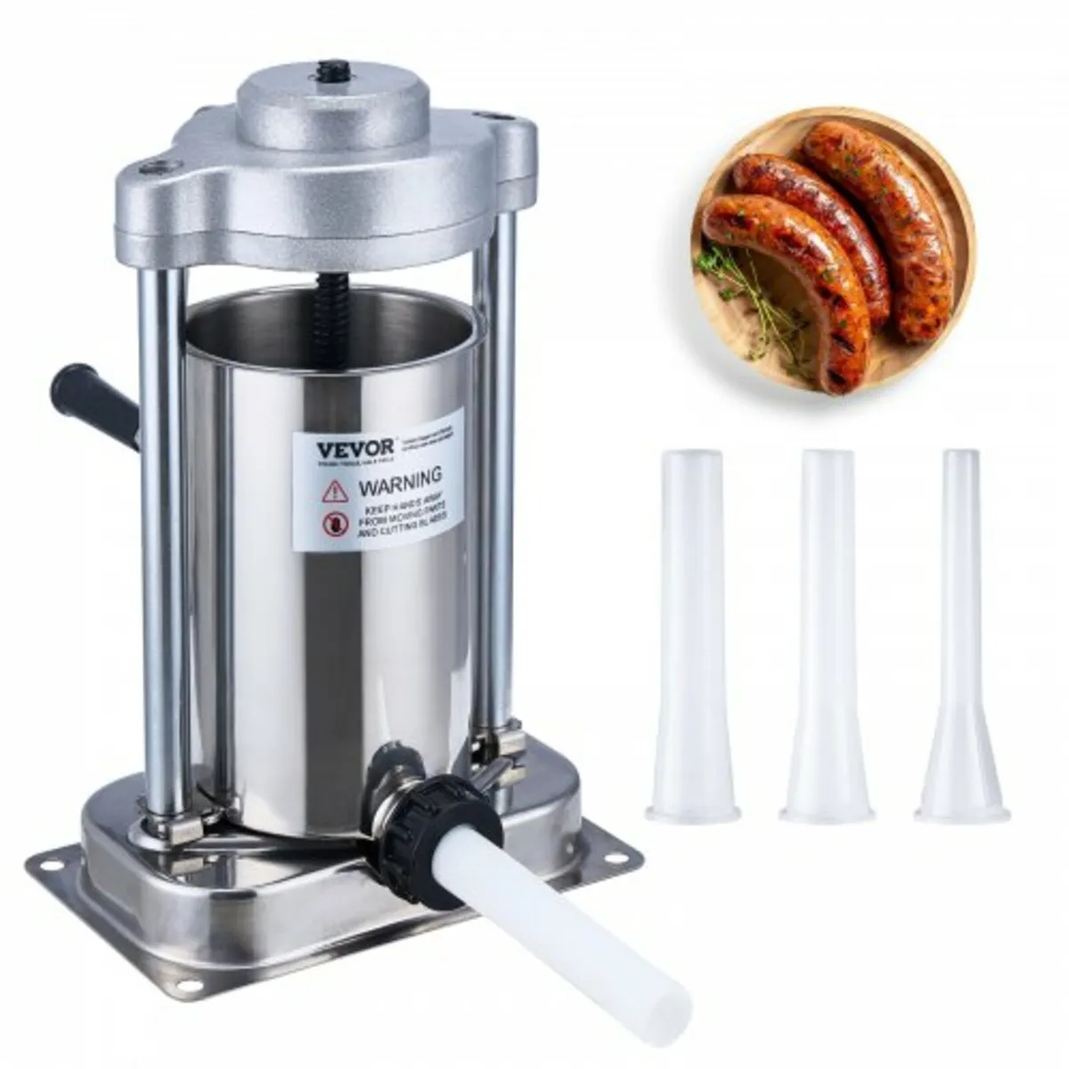 Manual Sausage Stuffer, 2 L / 5 LBS Vertical Sausa - Image 1