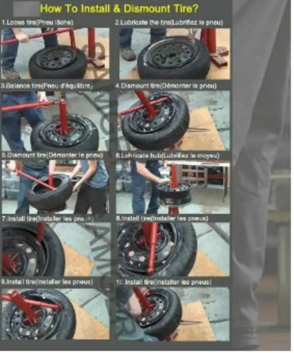 Car Tire Changer – Manual Tool for Cars & Trucks - Image 4