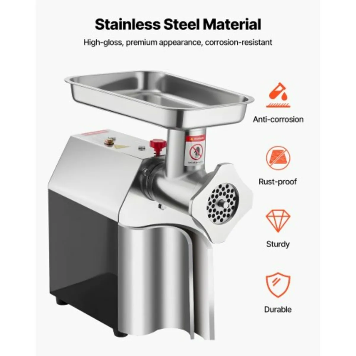 Commercial Electric Meat Grinder, 4.17 kg/min Capa - Image 3