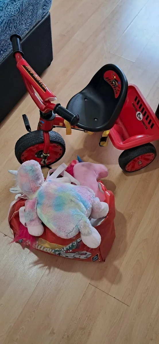 Kids toys and cycle rarely used - Image 1