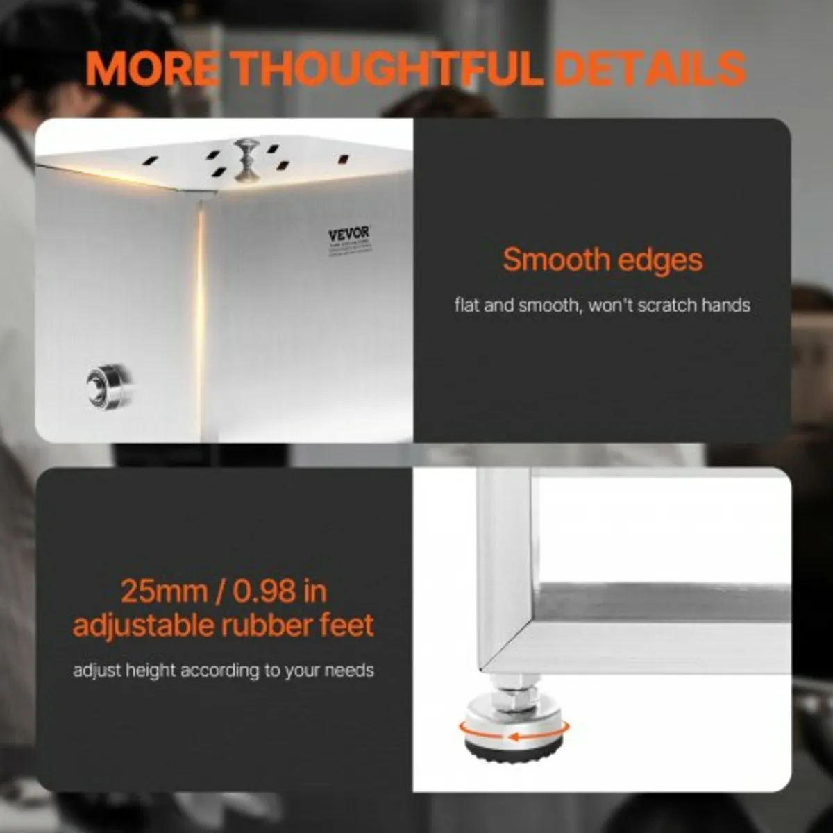 Manual Meat Mixer, 60L Fixed Tank Meat Processing - Image 3