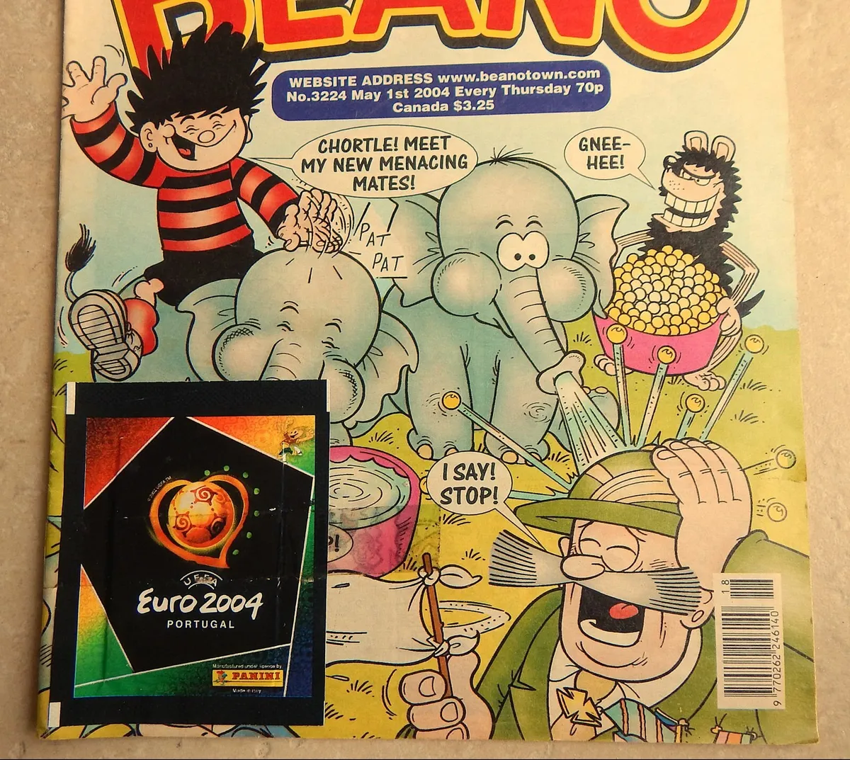3 Beano Comics (from 2000s) & Vintage Annual - Image 4