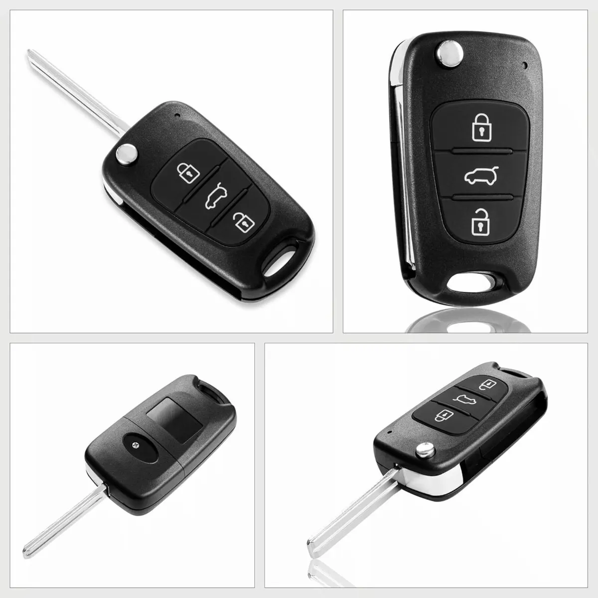 Car Key Fob Cover – Compatible with Hyundai i10 i2