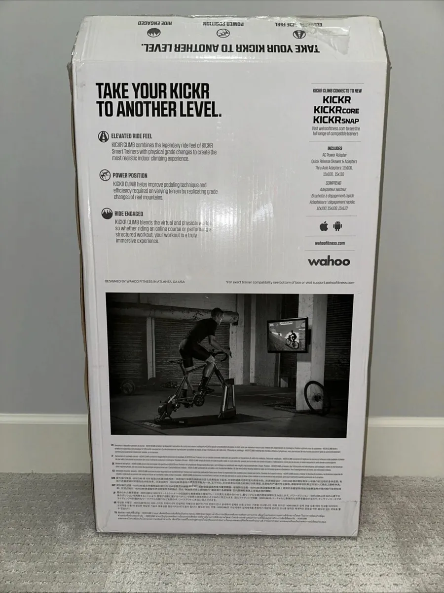 Wahoo WFBKTR5 Fitness Kickr Climb Indoor Trainer - Image 2