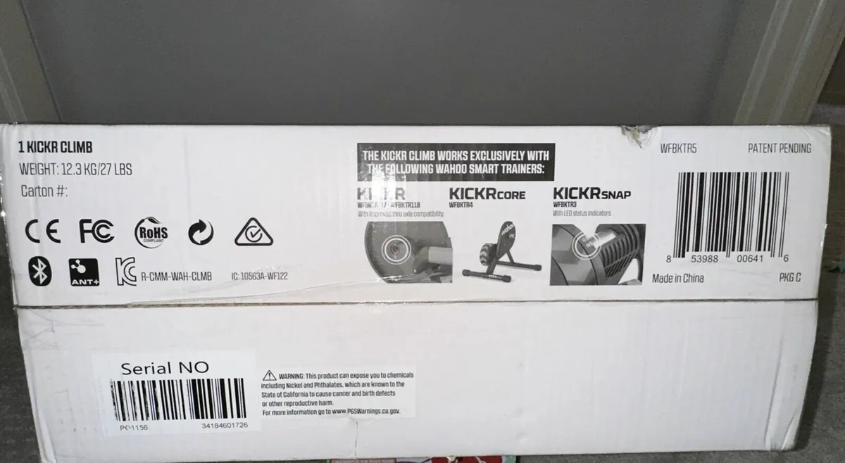 Wahoo WFBKTR5 Fitness Kickr Climb Indoor Trainer - Image 3