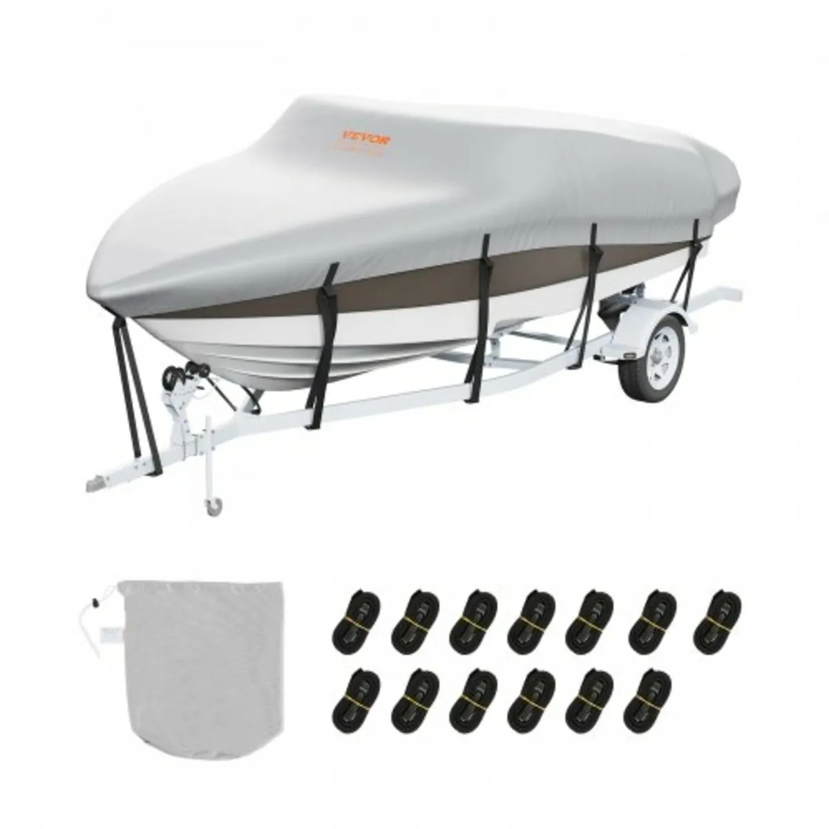 Boat Cover, 5180-5790 mm Trailerable Waterproof Bo - Image 1