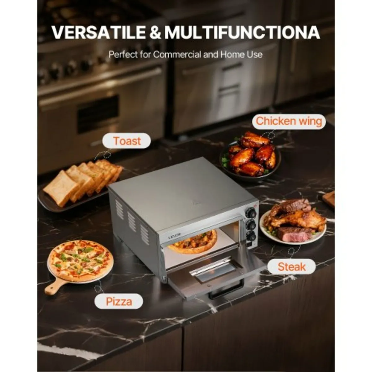 Commercial Countertop Pizza Oven Electric Pizza Ov - Image 3