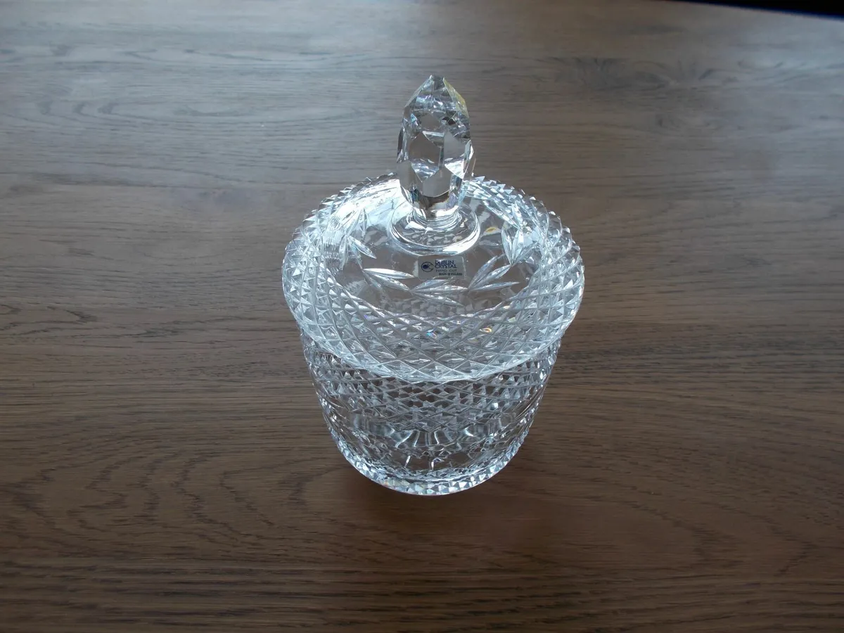 Dublin Crystal Bowl and Lid - Image 3