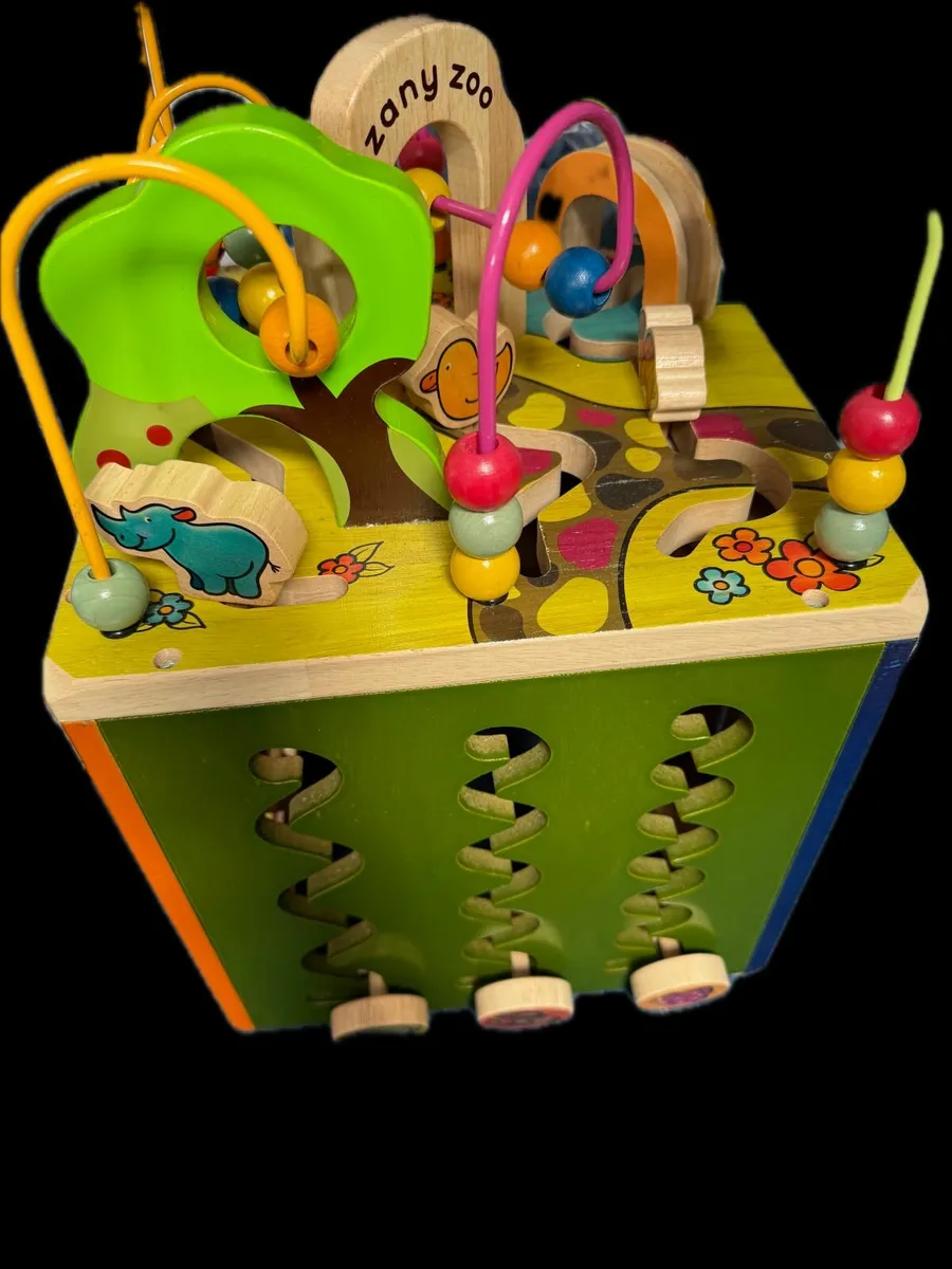 Zany Zoo Wooden Activity Cube Assortment - Image 2