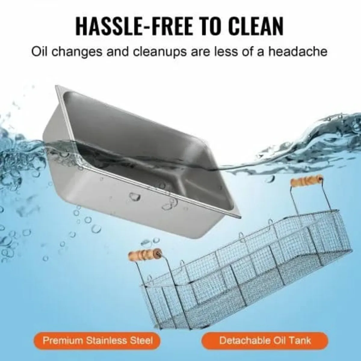 Commercial Deep Fryer, Electric Turkey Fryer with - Image 4