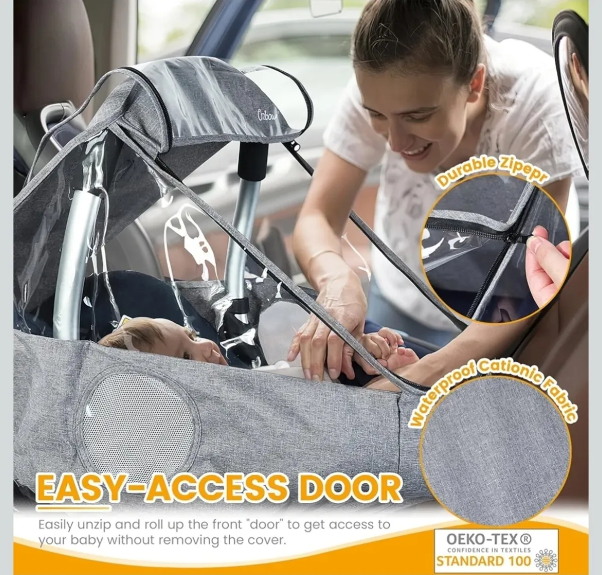 Carseat raincover - Image 3