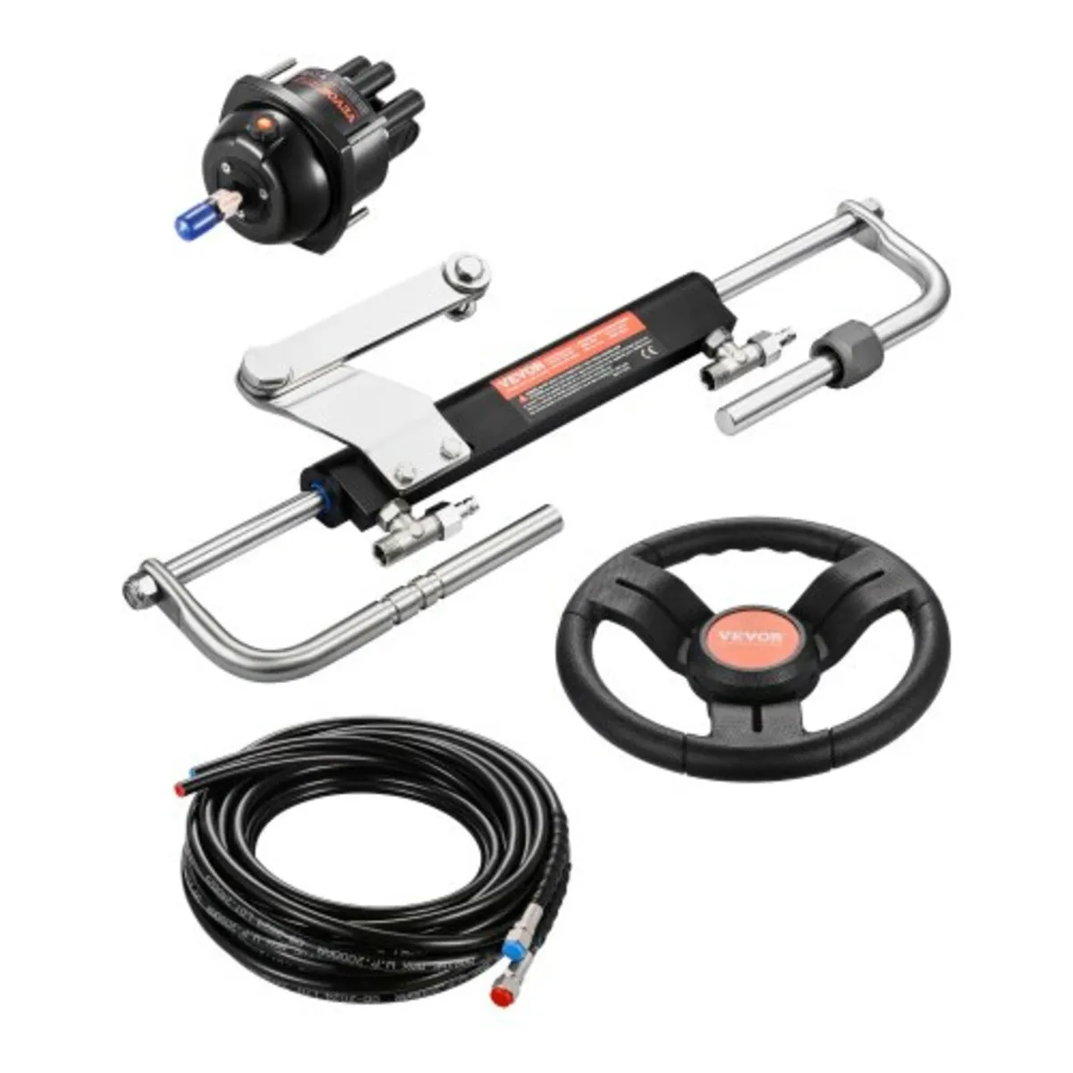 90HP Hydraulic Outboard Steering Kit, Marine Boat - Image 1