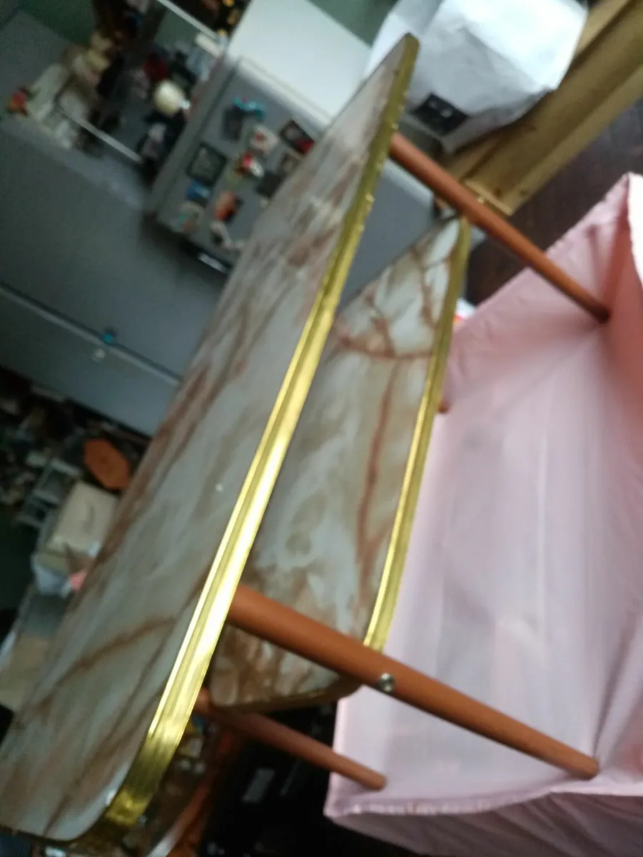 Coffee table & Tall lamp - Image 1