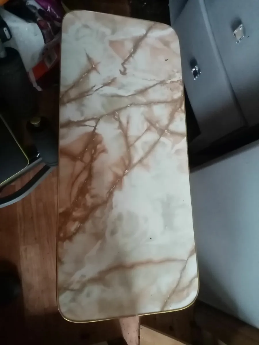 Coffee table & Tall lamp - Image 2