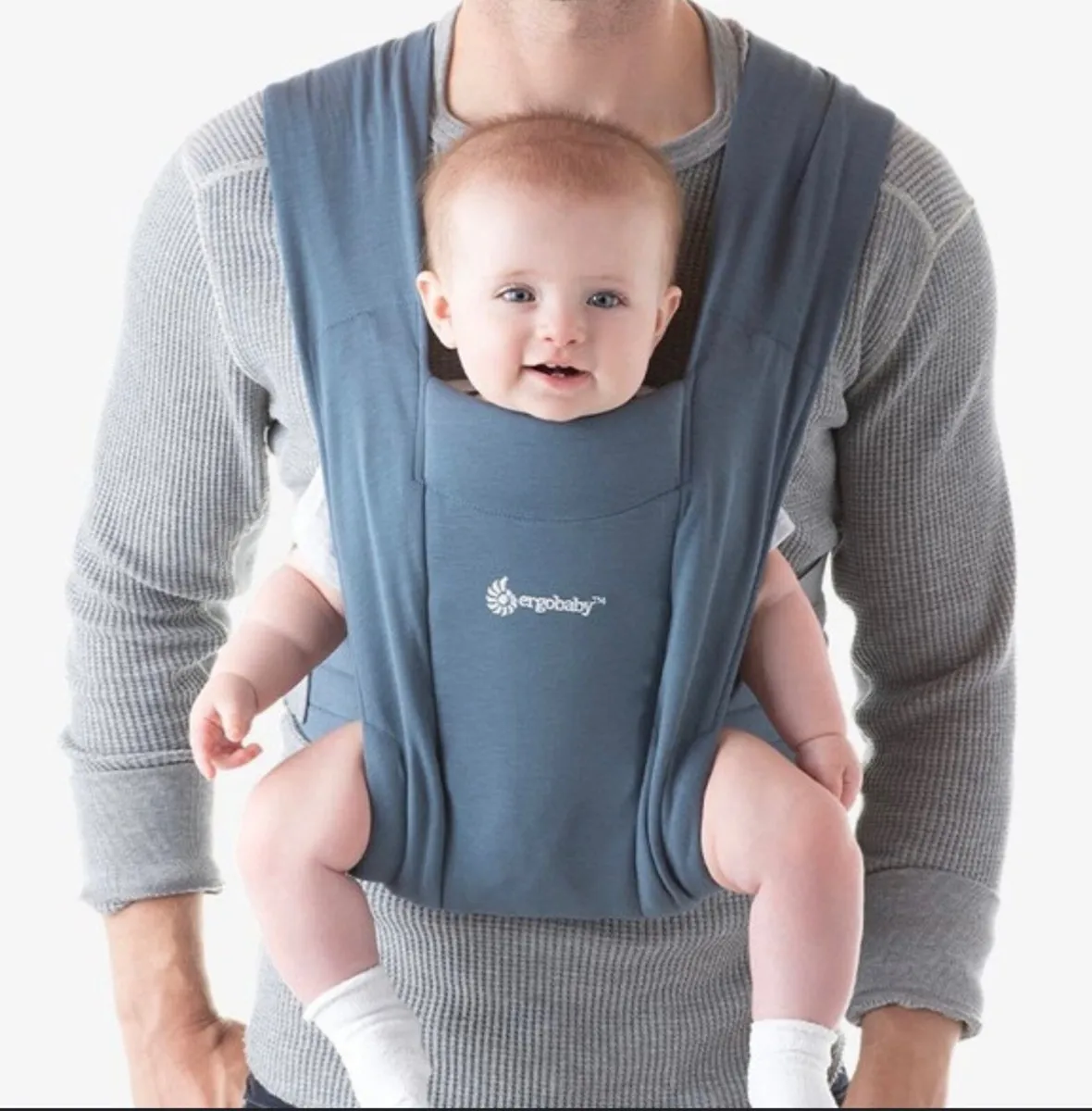 Ergobaby Embrace From Newborn - Slate Blue - Image 1
