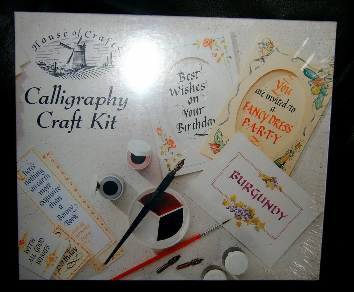 BNWT Calligraphy Craft Kit. - Image 4