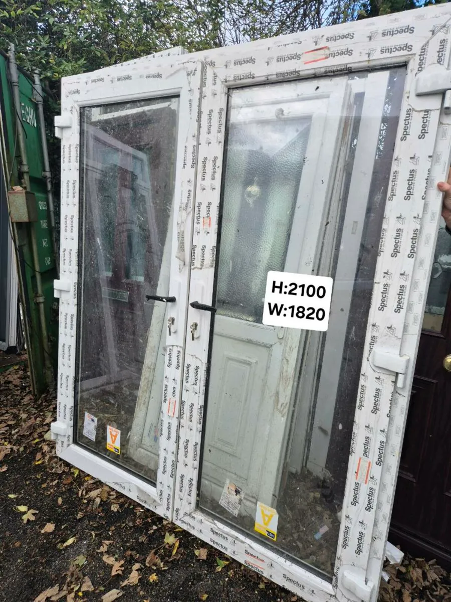 PVC FRENCH DOORS NEW