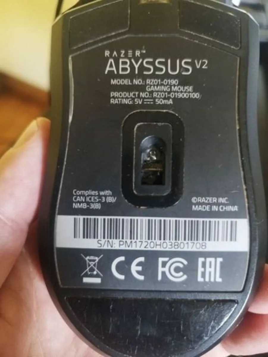 Logitech G Gaming Keyboard & Razer Abyssus mouse - Image 3