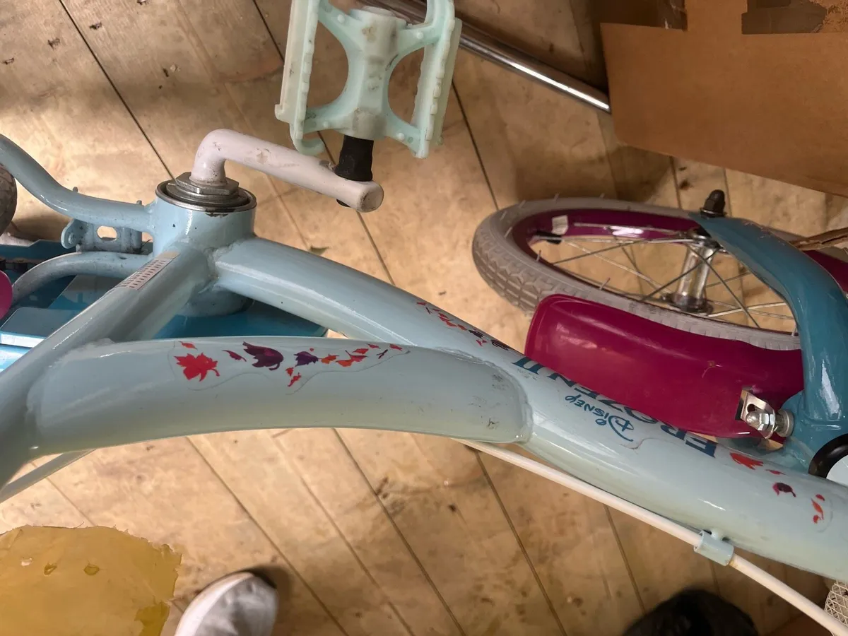 Frozen Elsa children’s kids Bike - Image 3