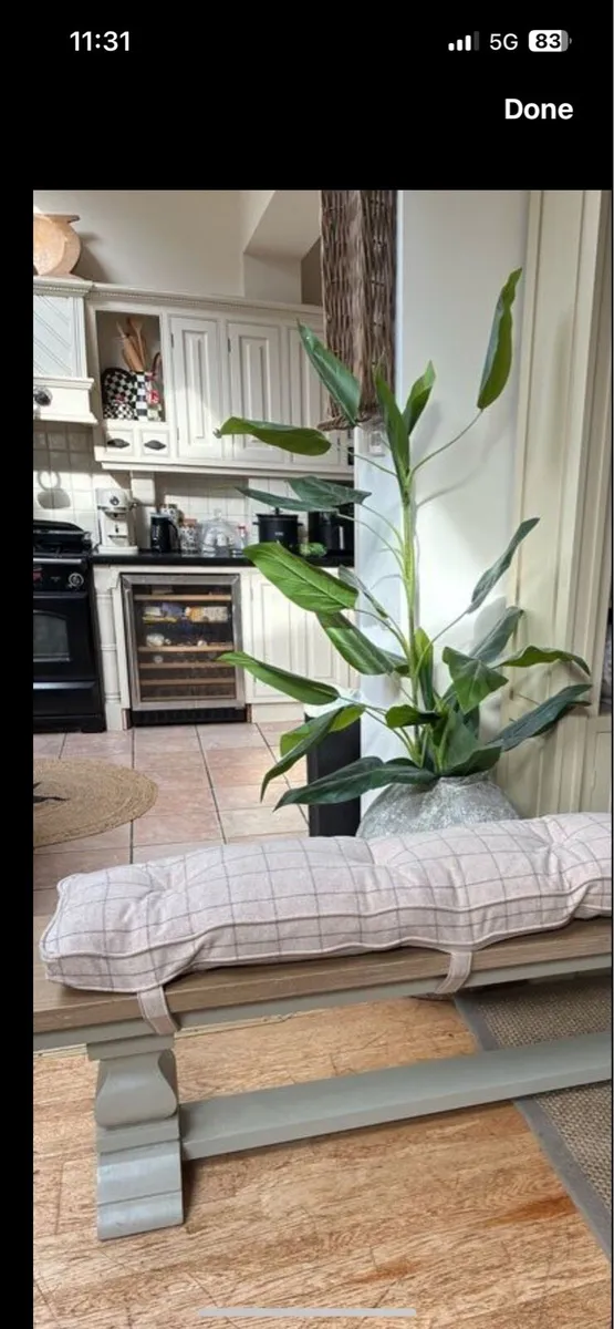 Brand new rustic dining bench - Image 2