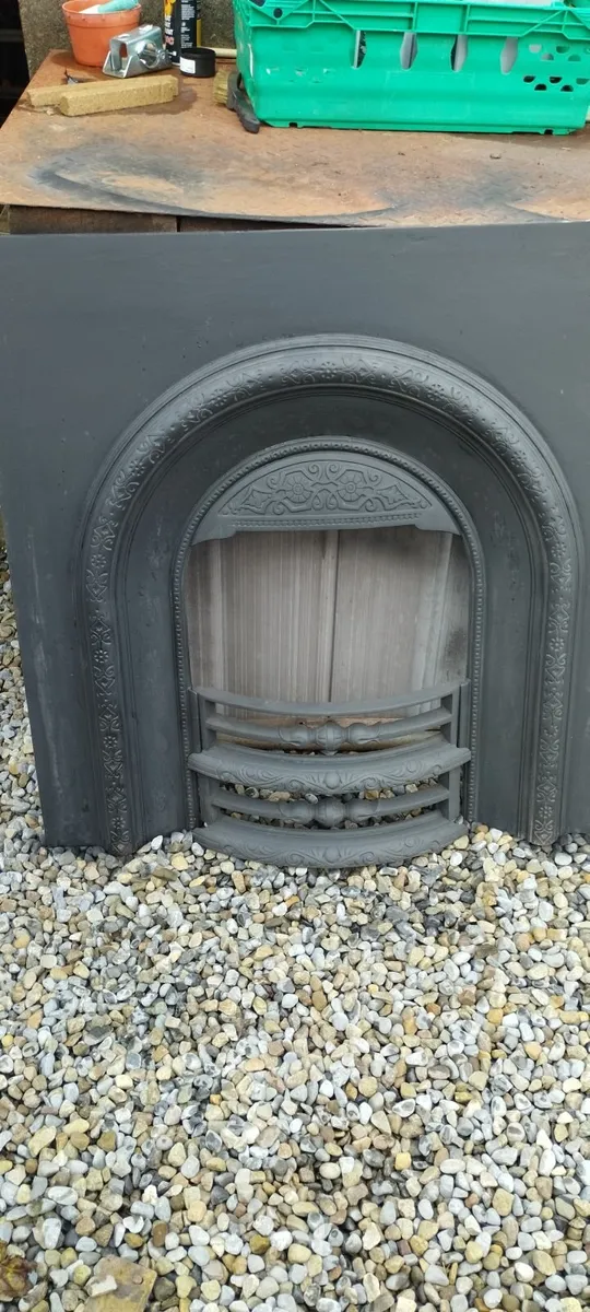 Cast iron fire front