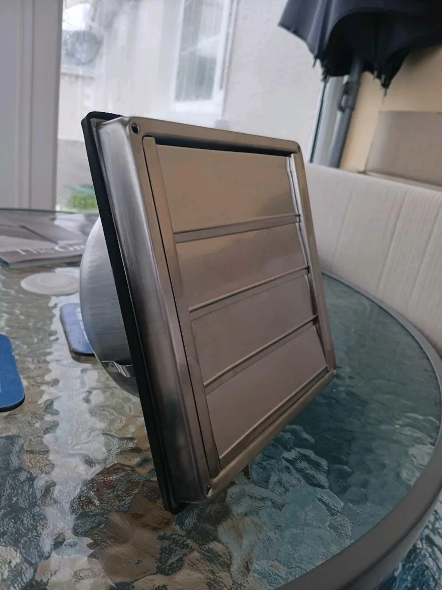 150mm stainless steel wall vent - Image 1