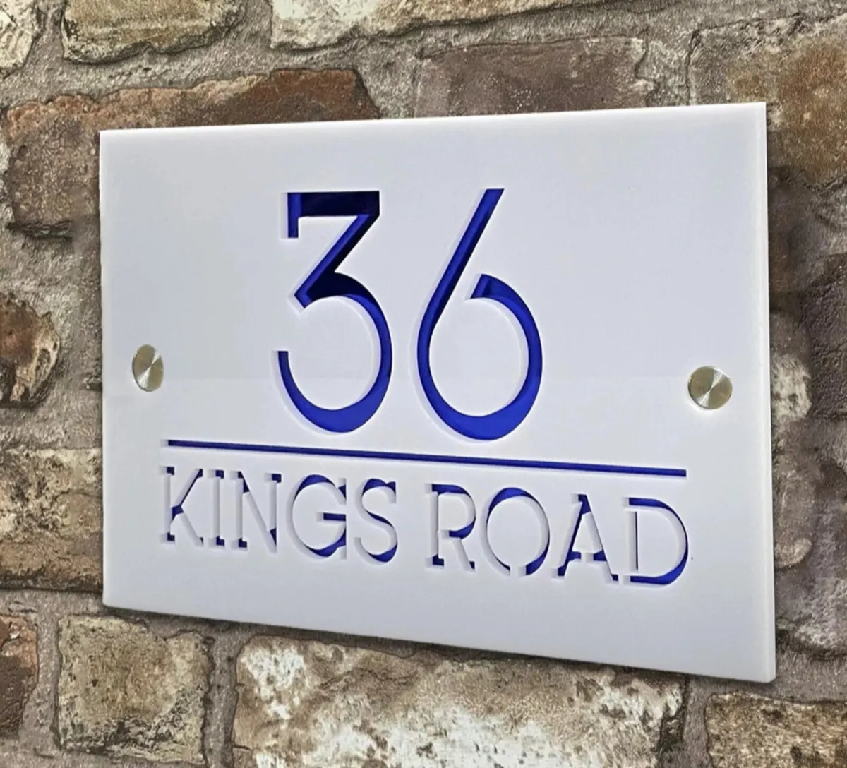 Personalised Acrylic Door Sign House - Image 2