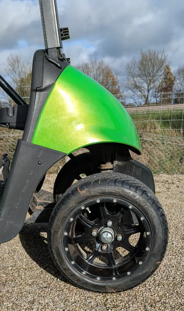 Unique Colour EZGO Electric Golf Buggy - Image 2