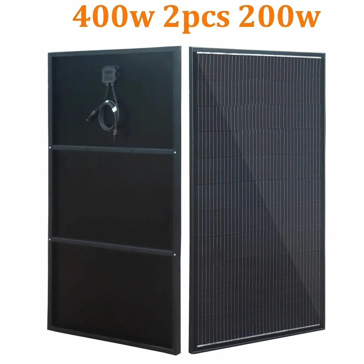 400W Solar Panel Kit 12V 2x200W Aluminium Frame - Image 3