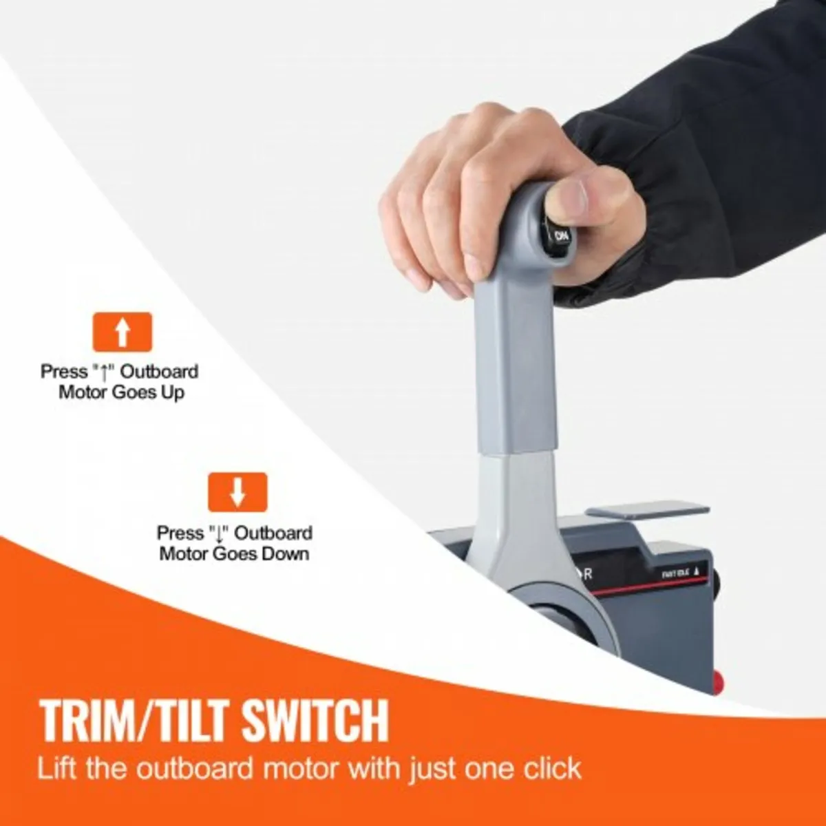 Boat Throttle Control, 703-48205-16 Side-Mounted O - Image 2